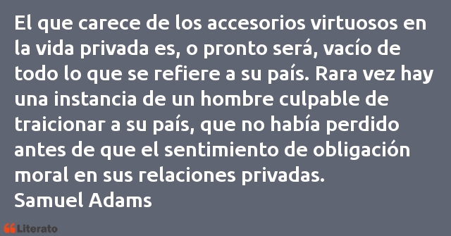 Frases de Samuel Adams