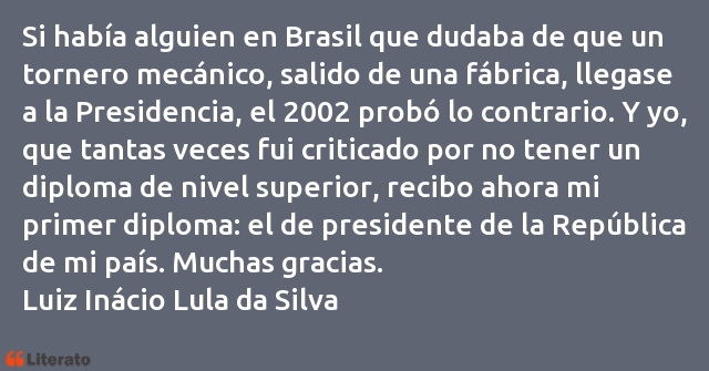Frases de Luiz Inácio Lula da Silva