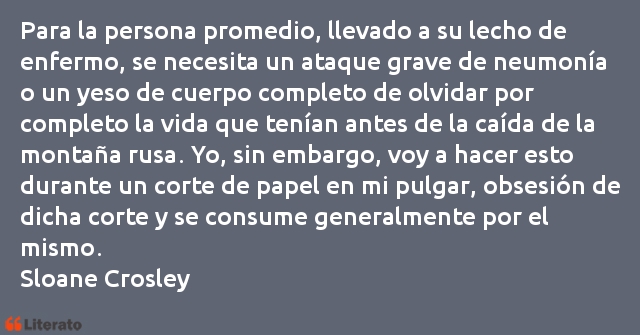 Frases de Sloane Crosley