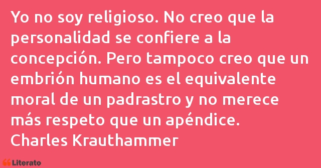 Frases de Charles Krauthammer