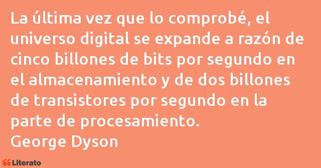 Frases de George Dyson