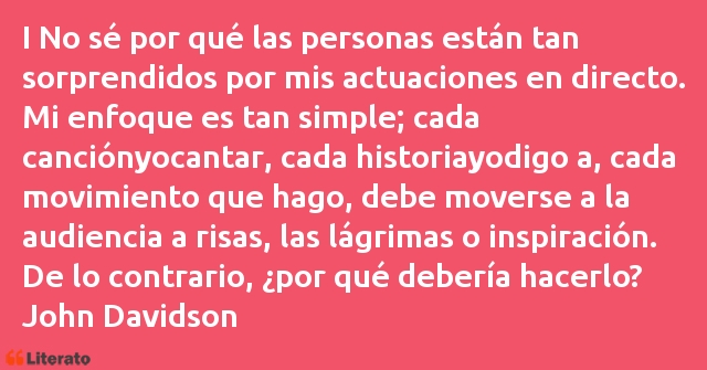 Frases de John Davidson