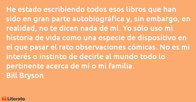 Frases de Bill Bryson