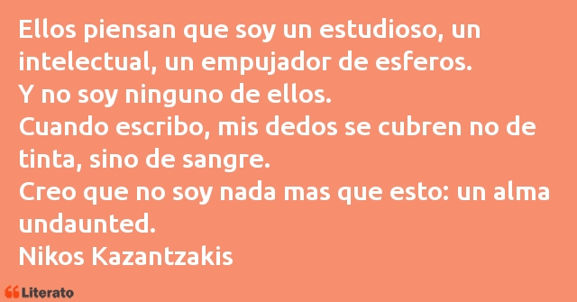 Frases de Nikos Kazantzakis