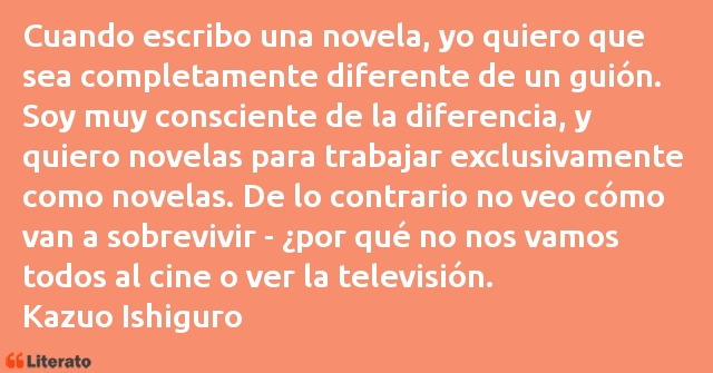 Frases de Kazuo Ishiguro