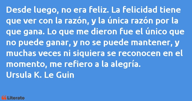 Frases de Ursula K. Le Guin