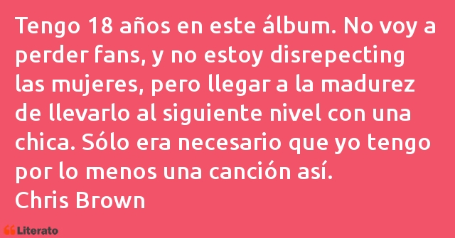 Frases de Chris Brown