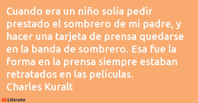 Frases de Charles Kuralt