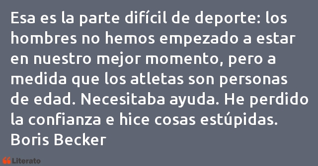 Frases de Boris Becker