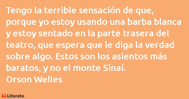 Frases de Orson Welles