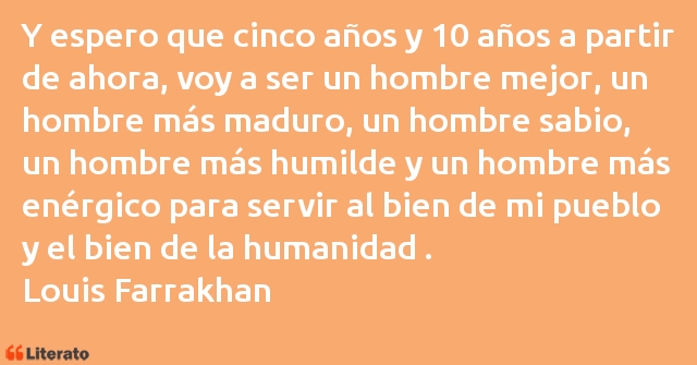 Frases de Louis Farrakhan