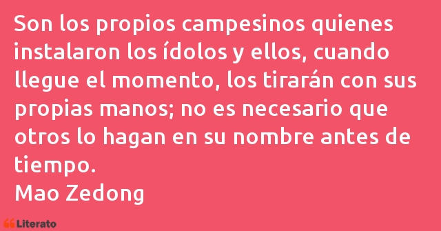 Frases de Mao Zedong