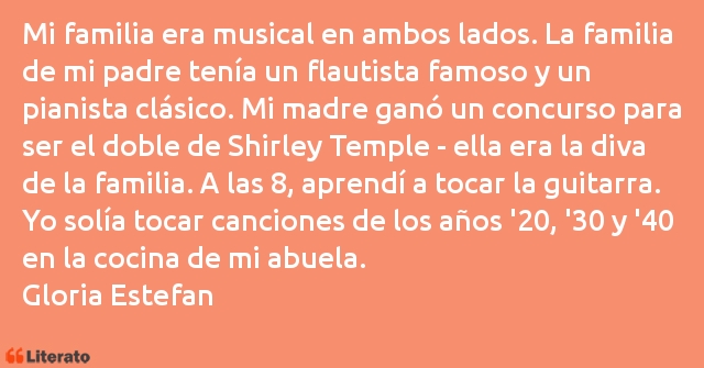 Frases de Gloria Estefan