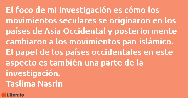 Frases de Taslima Nasrin