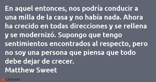 Frases de Matthew Sweet