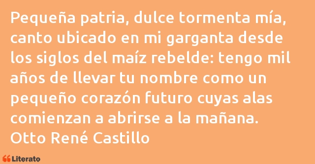 Frases de Otto René Castillo