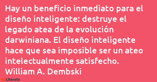 Frases de William A. Dembski