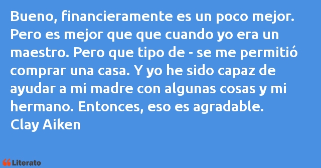 Frases de Clay Aiken