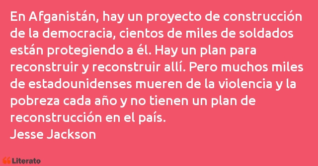 Frases de Jesse Jackson