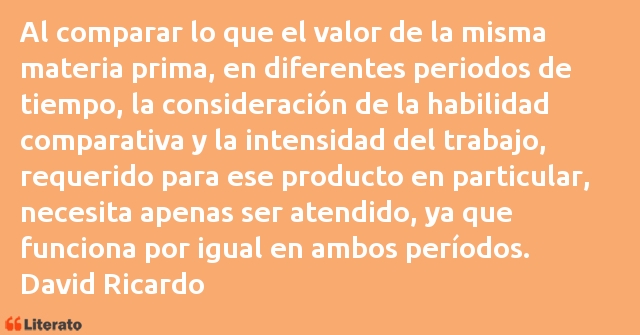 Frases de David Ricardo