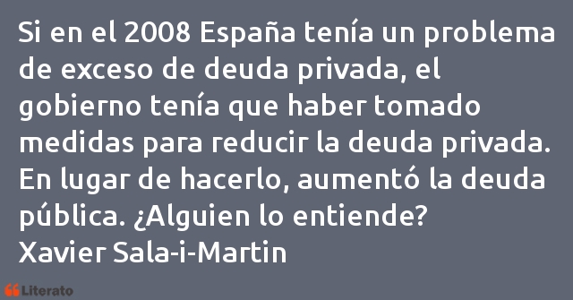 Frases de Xavier Sala-i-Martin