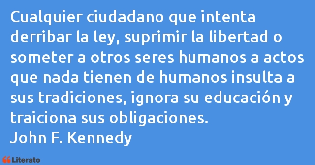 Frases de John F. Kennedy