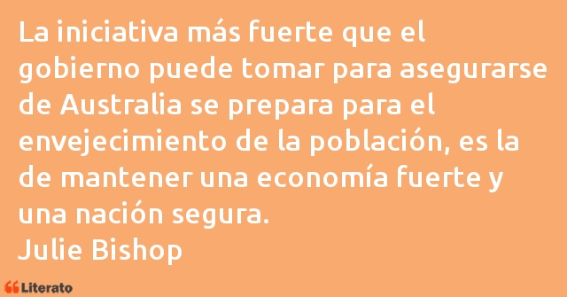 Frases de Julie Bishop