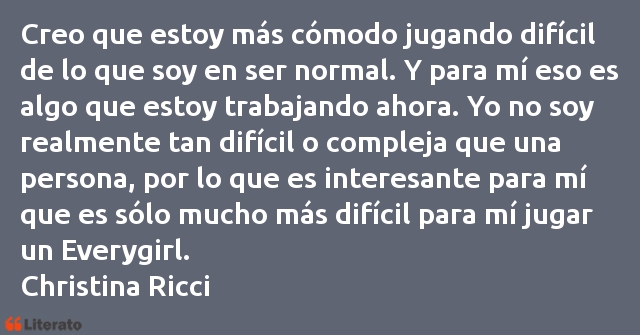 Frases de Christina Ricci