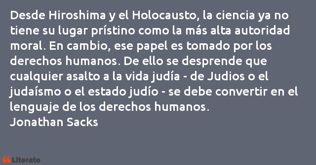 Frases de Jonathan Sacks