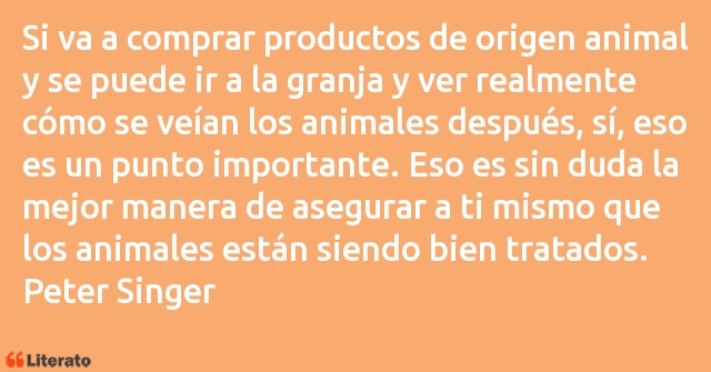 Frases de Peter Singer