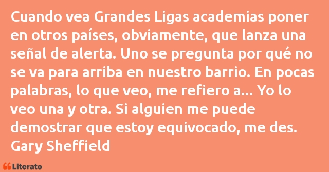 Frases de Gary Sheffield