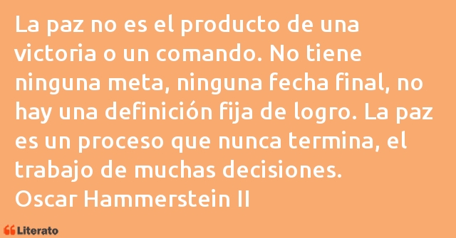 Frases de Oscar Hammerstein II