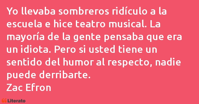 Frases de Zac Efron