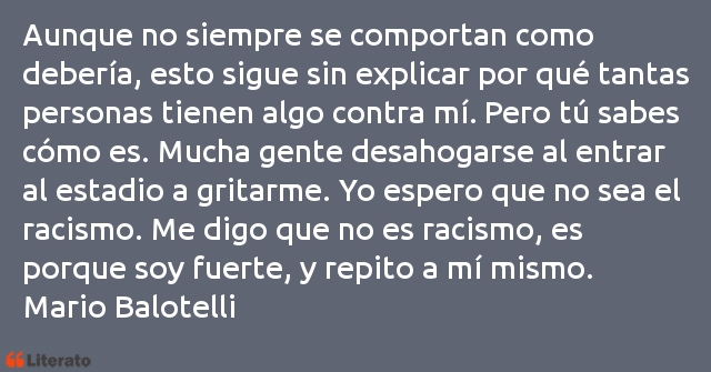 Frases de Mario Balotelli