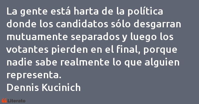 Frases de Dennis Kucinich
