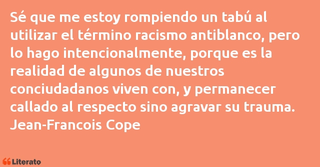 Frases de Jean-Francois Cope