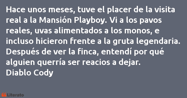 Frases de Diablo Cody