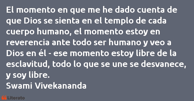 Frases de Swami Vivekananda