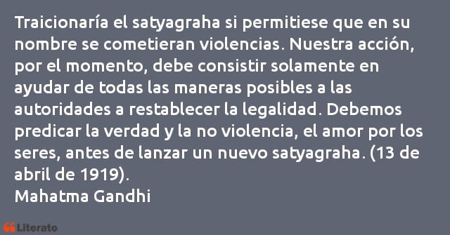 Frases de Mahatma Gandhi