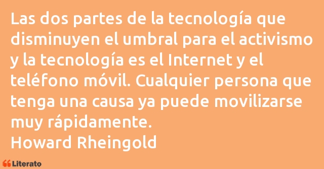 Frases de Howard Rheingold