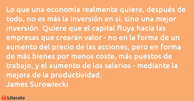 Frases de James Surowiecki