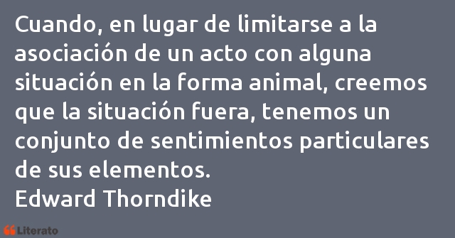 Frases de Edward Thorndike