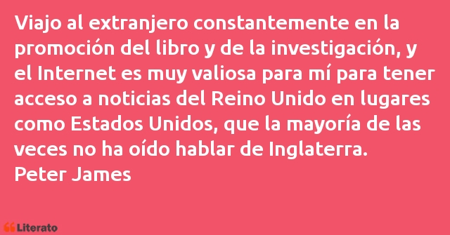 Frases de Peter James