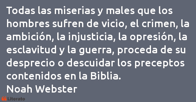 Frases de Noah Webster