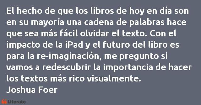 Frases de Joshua Foer