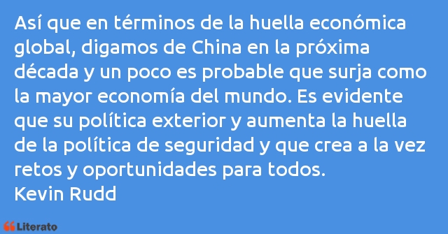 Frases de Kevin Rudd