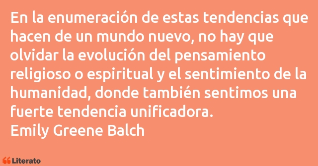 Frases de Emily Greene Balch