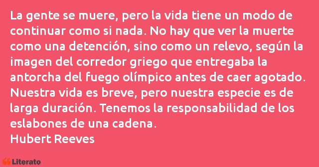 Frases de Hubert Reeves