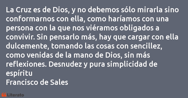 Frases de Francisco de Sales