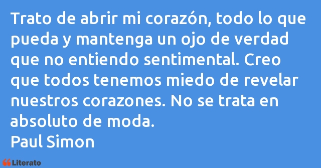 Frases de Paul Simon